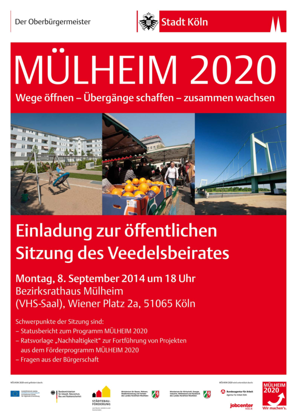 MÜLHEIM 2020 - Veedelsbeirat Stadt Köln - Köln-Mülheim