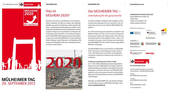 MÜLHEIM 2020 - MUELHEIMER TAG - Flyer