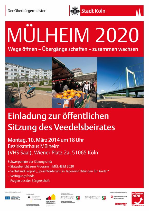 MÜLHEIM 2020 - Veedelsbeirat - Köln Mülheim